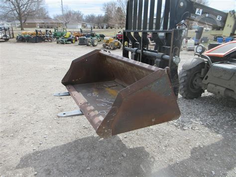 80 skid steer bucket|60 inch quick attach bucket.